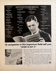 1935 AT&T Telephone Book Vintage Print Ad - New York NY