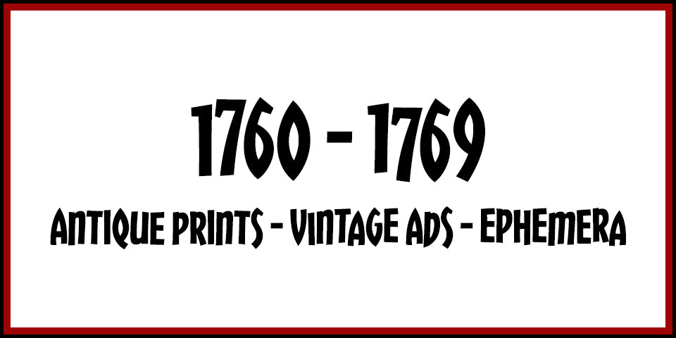 1760s Antique Prints, Vintage Ads and Antique Ephemera from Adirondack Retro