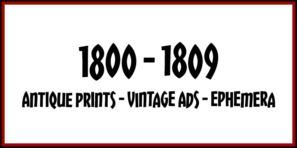 1800s Antique Prints, Vintage Ads and Antique Ephemera from Adirondack Retro