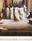 1879 "The Death Of Julius Caesar" Print | Magazine Illustration