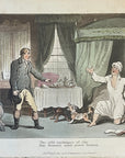 1817 Rowlandson THE WILD EXUBERANCE OF JOY... The Dance Of Life HC Etching