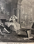 1822 MARRIAGE A LA MODE (Set of 6) Authentic Hogarth Heath Ed. Antique Prints
