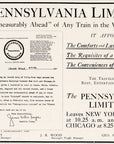 1903 Pennsylvania Limited Railroad Print Ad Immeasurably Ahead NW Theatrical Ass