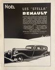 1935 Renault Stella Automobile Print Ad French Automobile Advert