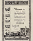 1912 Bassett-Lowke Model Railways Print Ad Scale Model Railway Miniature RR