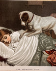 1884 "The Morning Call" Chromolithograph Print | Magazine Illustration