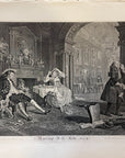 1822 MARRIAGE A LA MODE (Set of 6) Authentic Hogarth Heath Ed. Antique Prints