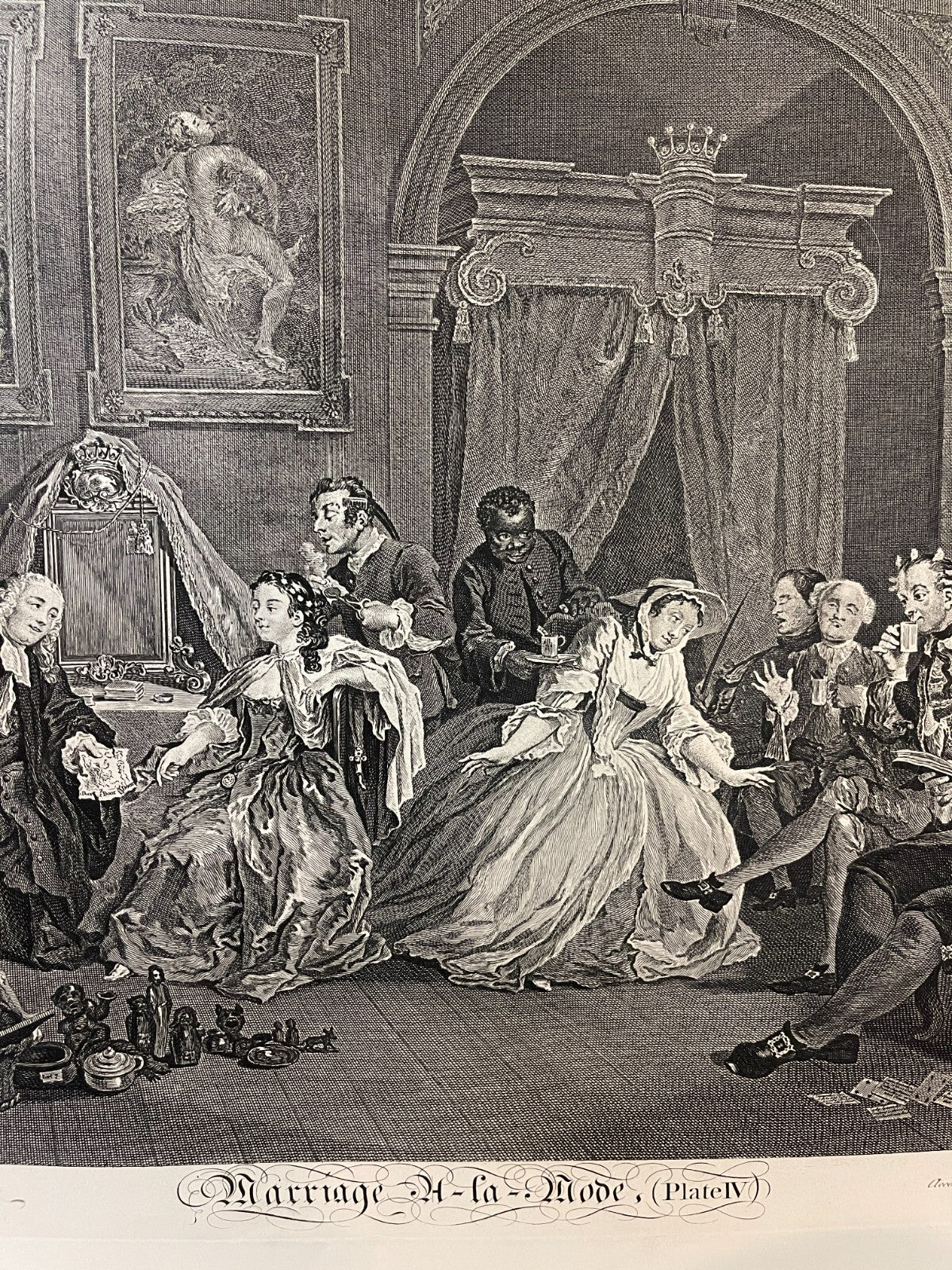 1822 MARRIAGE A LA MODE (Set of 6) Authentic Hogarth Heath Ed. Antique Prints