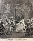 1822 MARRIAGE A LA MODE (Set of 6) Authentic Hogarth Heath Ed. Antique Prints