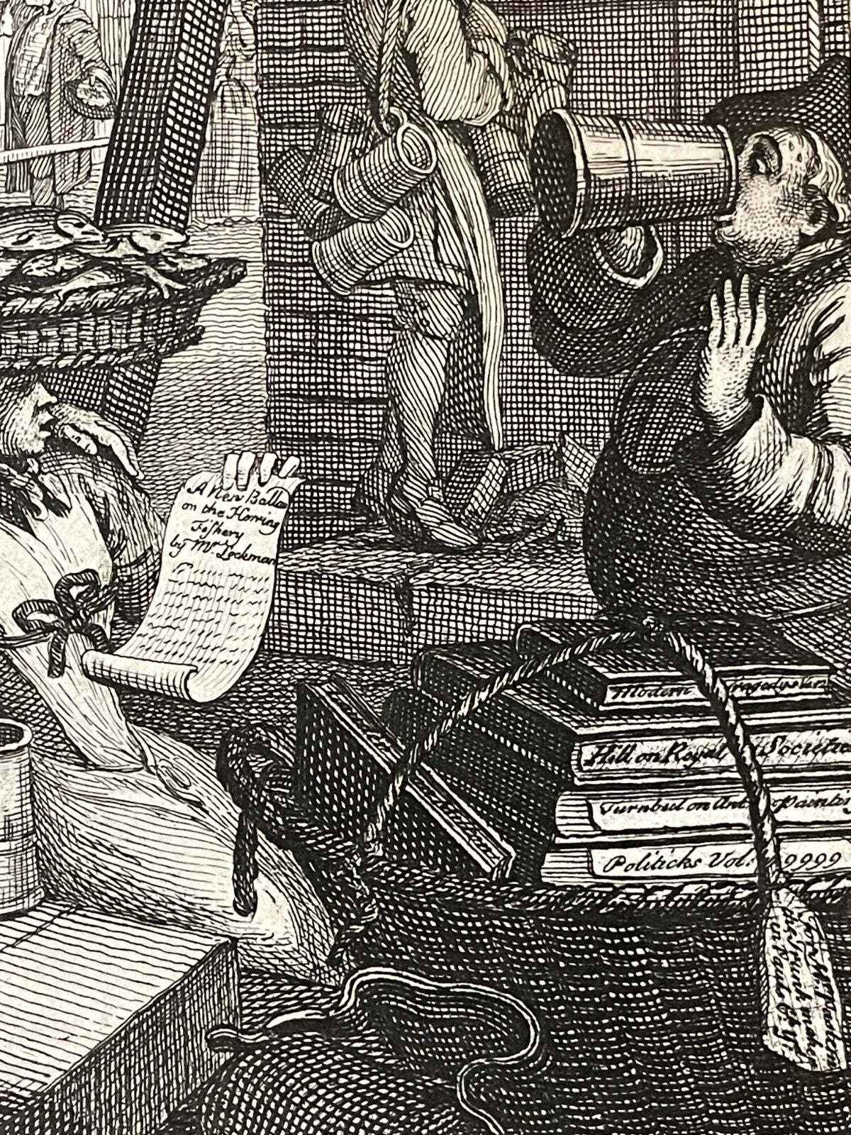 1822 BEER STREET &amp; GIN LANE Authentic Hogarth Heath Ed. Antique Print SET OF 2