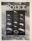 1934 Rolex Watch Vintage Holiday Print Ad - 1st Oyster Round Dial Ad Rolex Crown