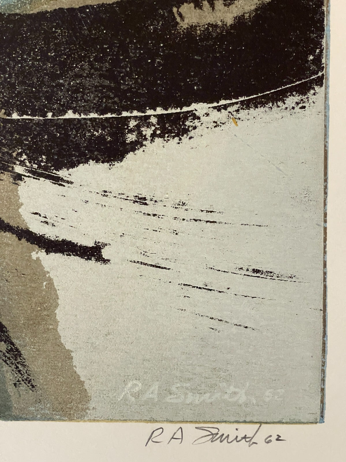 SUN IN THE TREES Robert Alan Smith ORIGINAL Artist Signed 1962 Ltd Ed Serigraph