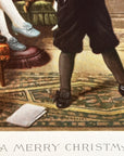 1899 "A Merry Christmas?" Chromolithograph Print | Magazine Illustration