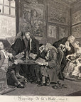 1822 MARRIAGE A LA MODE (Set of 6) Authentic Hogarth Heath Ed. Antique Prints
