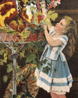 1884 "Little Mischief" Chromolithograph Print | Magazine Illustration
