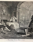 1822 MARRIAGE A LA MODE (Set of 6) Authentic Hogarth Heath Ed. Antique Prints
