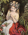 1881 "No Rose Without A Thorn" Chromolithograph Print | Magazine Illustration