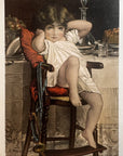 1881 E Munier "The Spoiled Darling" Chromolithograph Print | Magazine Illustration