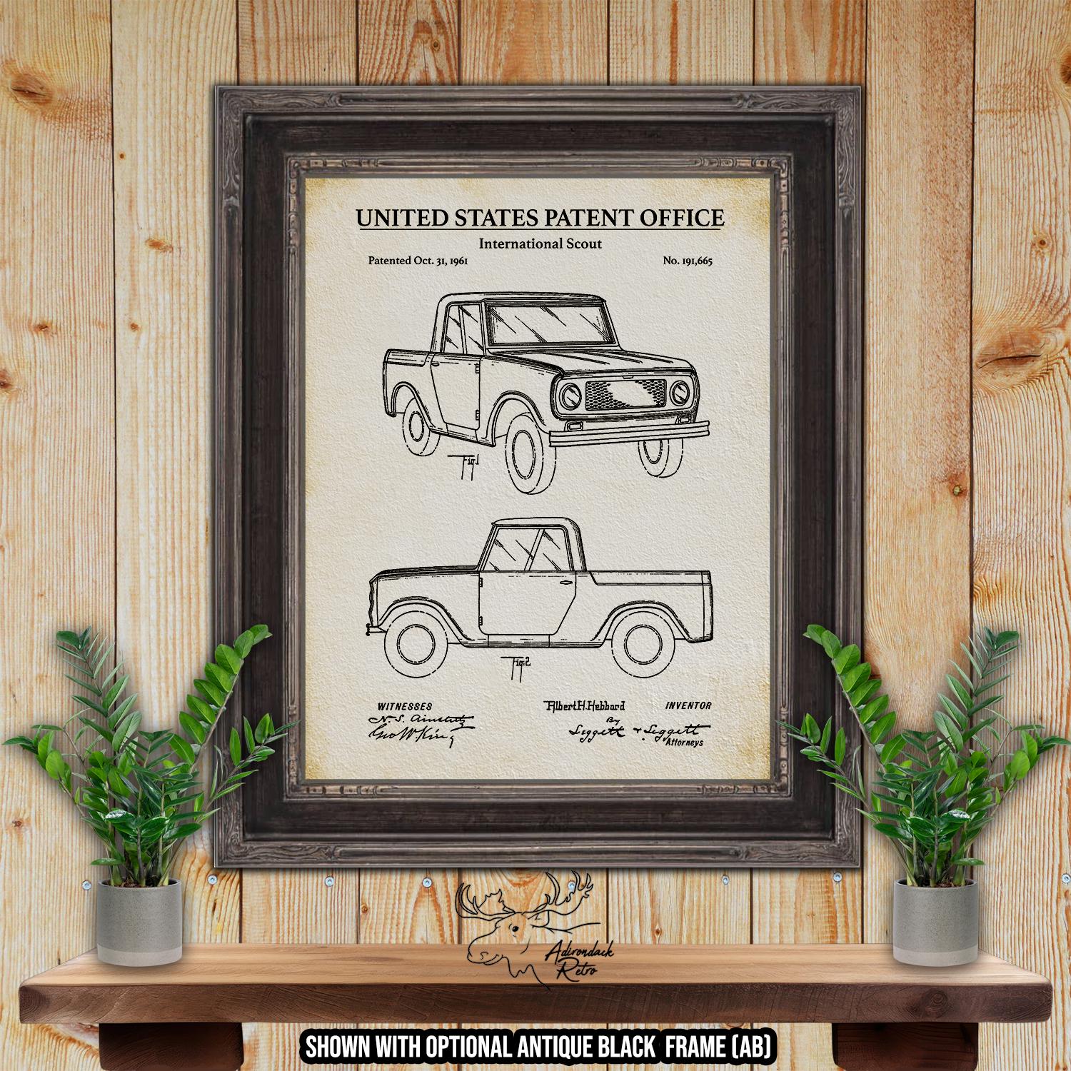 Pickup Truck Patent Print - 1961 Pickup Truck Invention at Adirondack Retro
