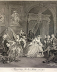 1822 MARRIAGE A LA MODE (Set of 6) Authentic Hogarth Heath Ed. Antique Prints