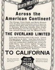 1903 Chicago & North Western Railway Railroad Print Ad C&NW RR Advert