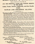 1899 Southern Railway Railroad Print Ad Washington & Southwestern Limited