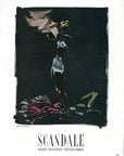 1949 Scandale Lingerie Seductive - Demache Illustration - Vintage Print Ad