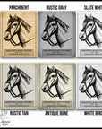 Adirondack Retro Color Choices for Horse Racing Prints