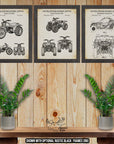 ATV Riding Patent Print Set of 3 at Adirondack Retro