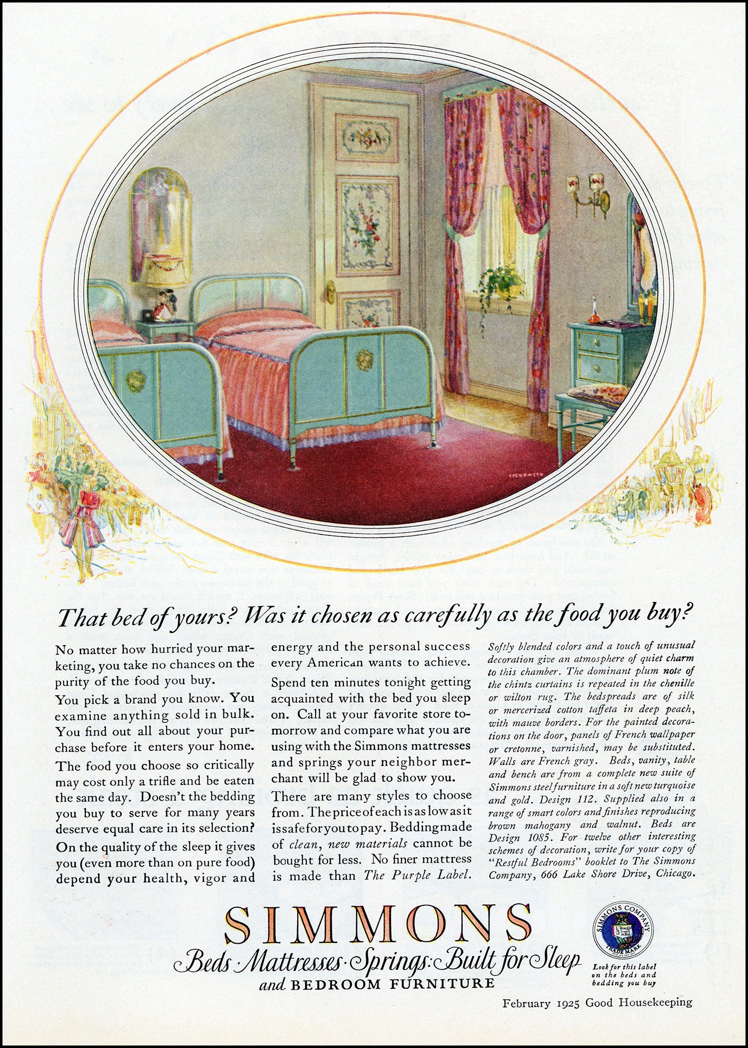 Antique and Vintage Bedroom Ads at Adirondack Retro