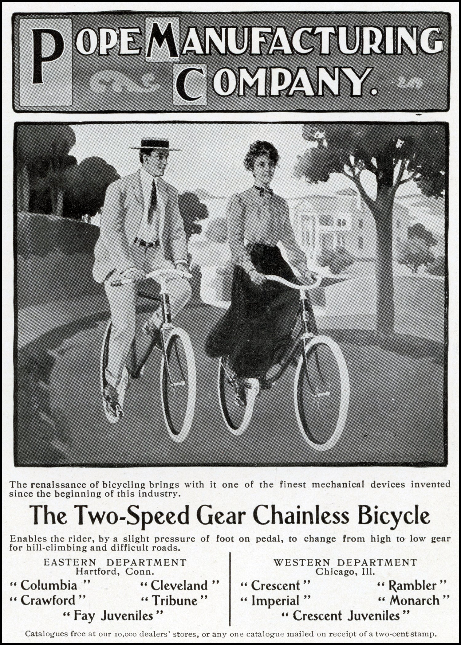 Antique and Vintage Cycling Ads at Adirondack Retro
