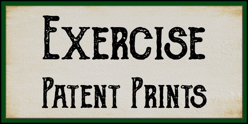 Exercise Patent Prints at Adirondack Retro