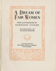 1907 Harrison Fisher Antique Print - Ballad Of Fair Sinners - Plate 