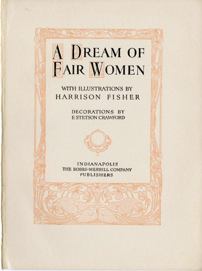 1907 Harrison Fisher Antique Print - Marjorie - Plate 