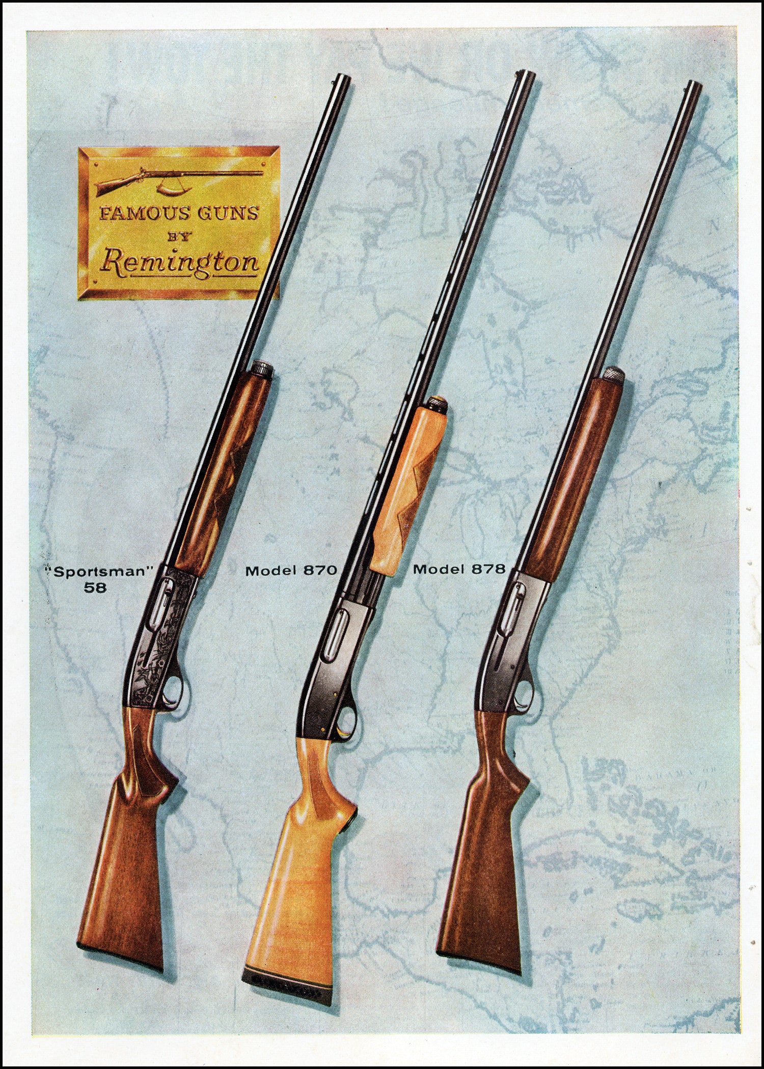 Original Vintage Gun Ads at Adirondack Retro