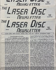 Laser Disc Newsletter - 1988 Complete Year - 12 Issues