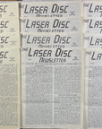 Laser Disc Newsletter - 1989 Complete Year - 12 Issues at Adirondack Retro