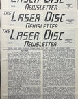 Laser Disc Newsletter - 1989 Complete Year - 12 Issues
