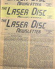 Laser Disc Newsletter - 1990 Complete Year - 12 Issues