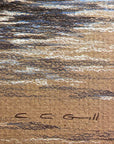The Vashon Ferry Orcas Landing 1981 Artist Signed Print