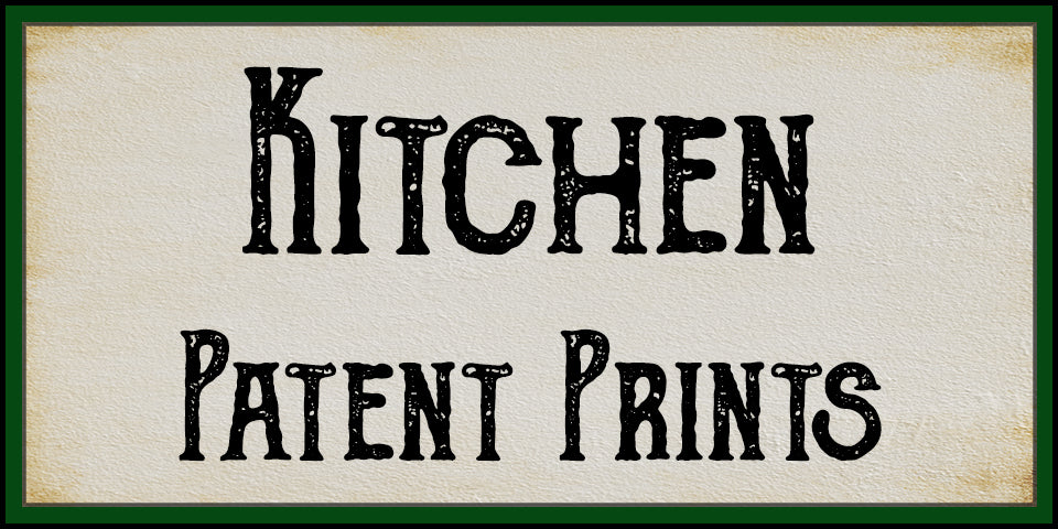 Kitchen Patent Prints at Adirondack Retro