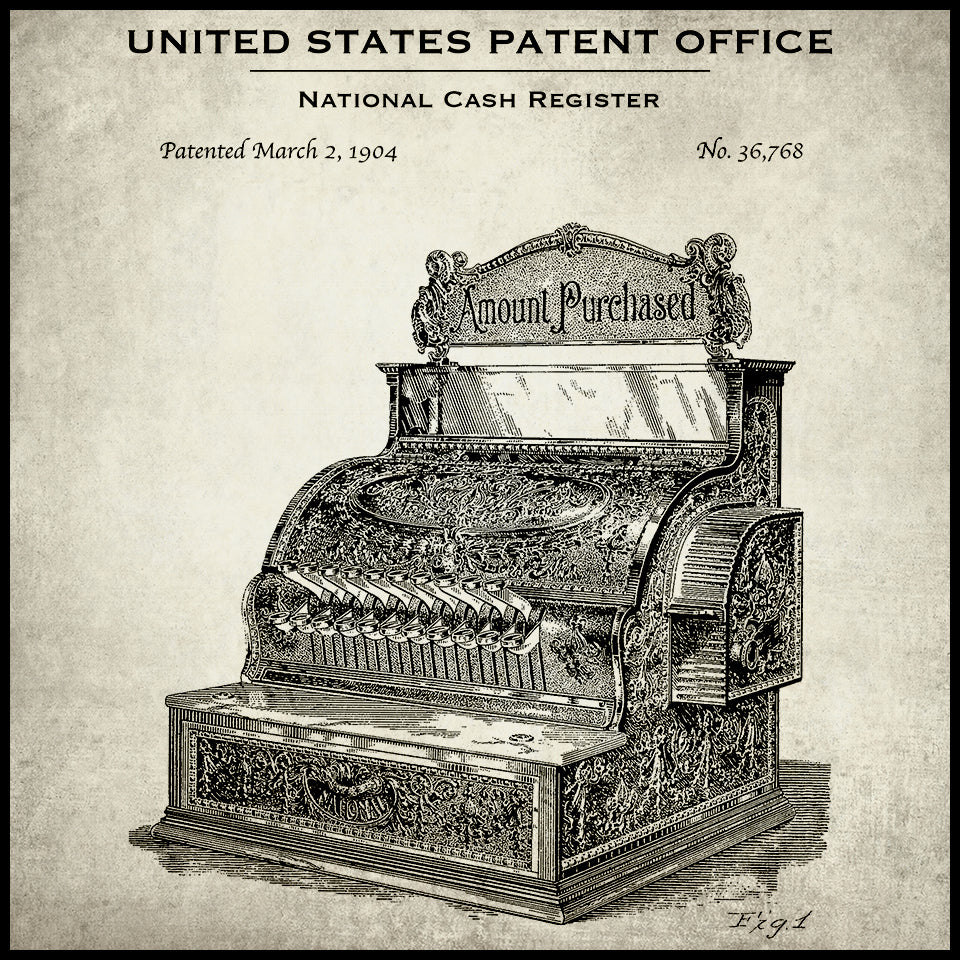 Vintage Patent Prints at Adirondack Retro