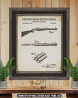 Double Barrel Shotgun 1923 Patent Print at Adirondack Retro