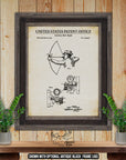 Archery Bow Sight 1951 Patent Print at Adirondack Retro