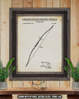 Archery Bow 1929 Patent Print at Adirondack Retro