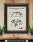 Picnic Table 1955 Patent Print at Adirondack Retro