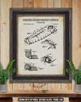 Sleeping Bag 1974 Patent Print at Adirondack Retro