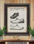 Golf Shoes 1988 Patent Print at Adirondack Retro
