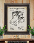 Golf Cart 1989 Patent Print at Adirondack Retro