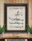 Slalom Water Ski 1976 Patent Print at Adirondack Retro